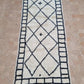 Marokkolainen vintage Azilal käytävämatto 225x100cm