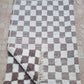 Reserved - Moroccan Checkered Rug 290x210cm