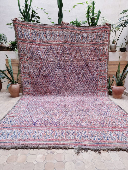 Moroccan Vintage Zayane Rug 340x220cm