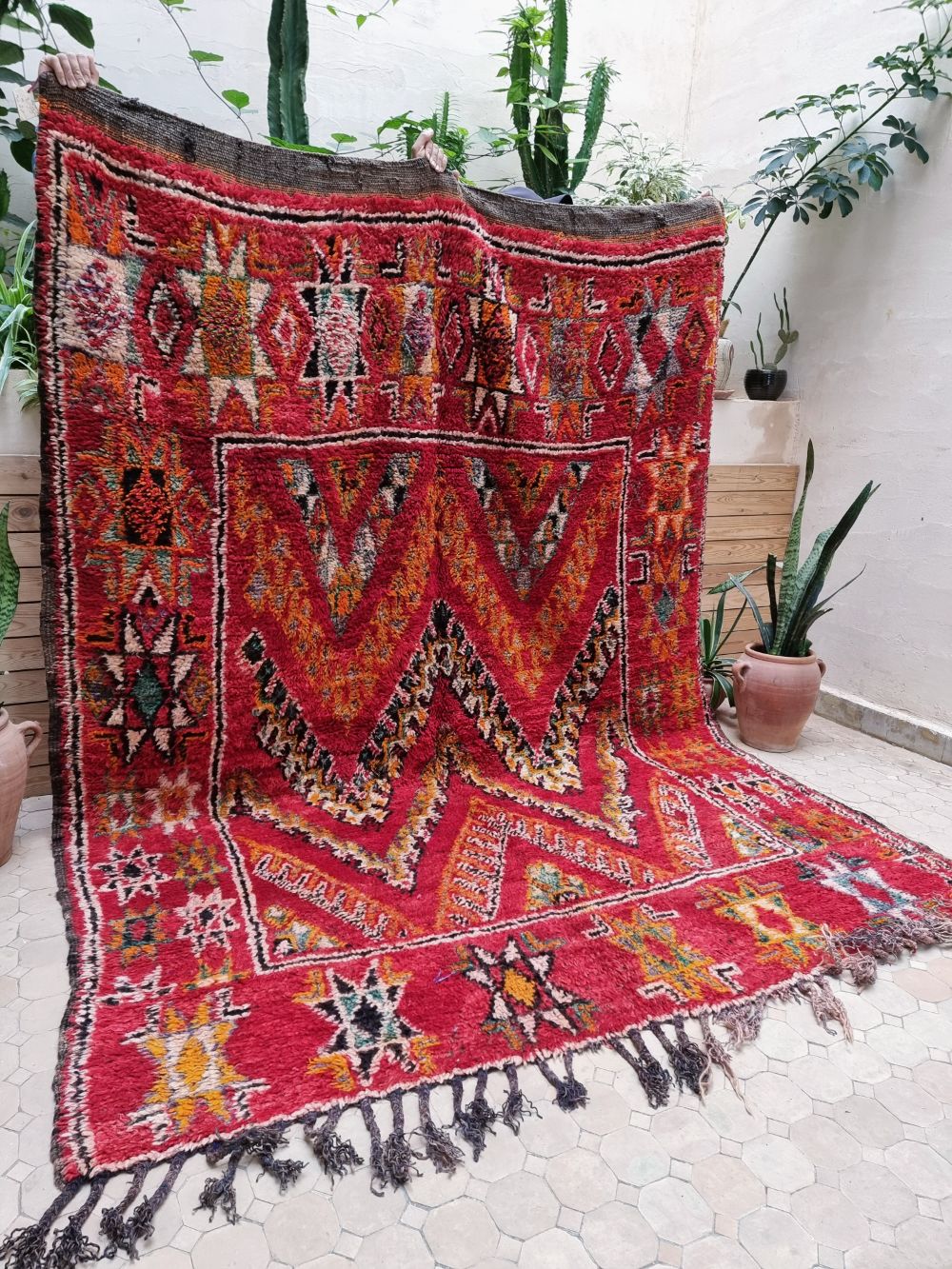 Marokkolainen vintage Zayane matto 275x200cm