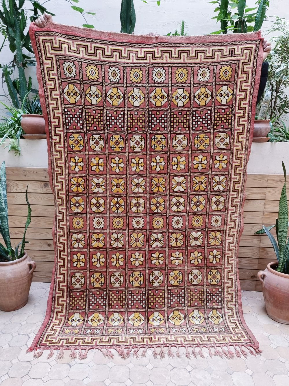Moroccan Vintage Boujaad Rug 195x125cm