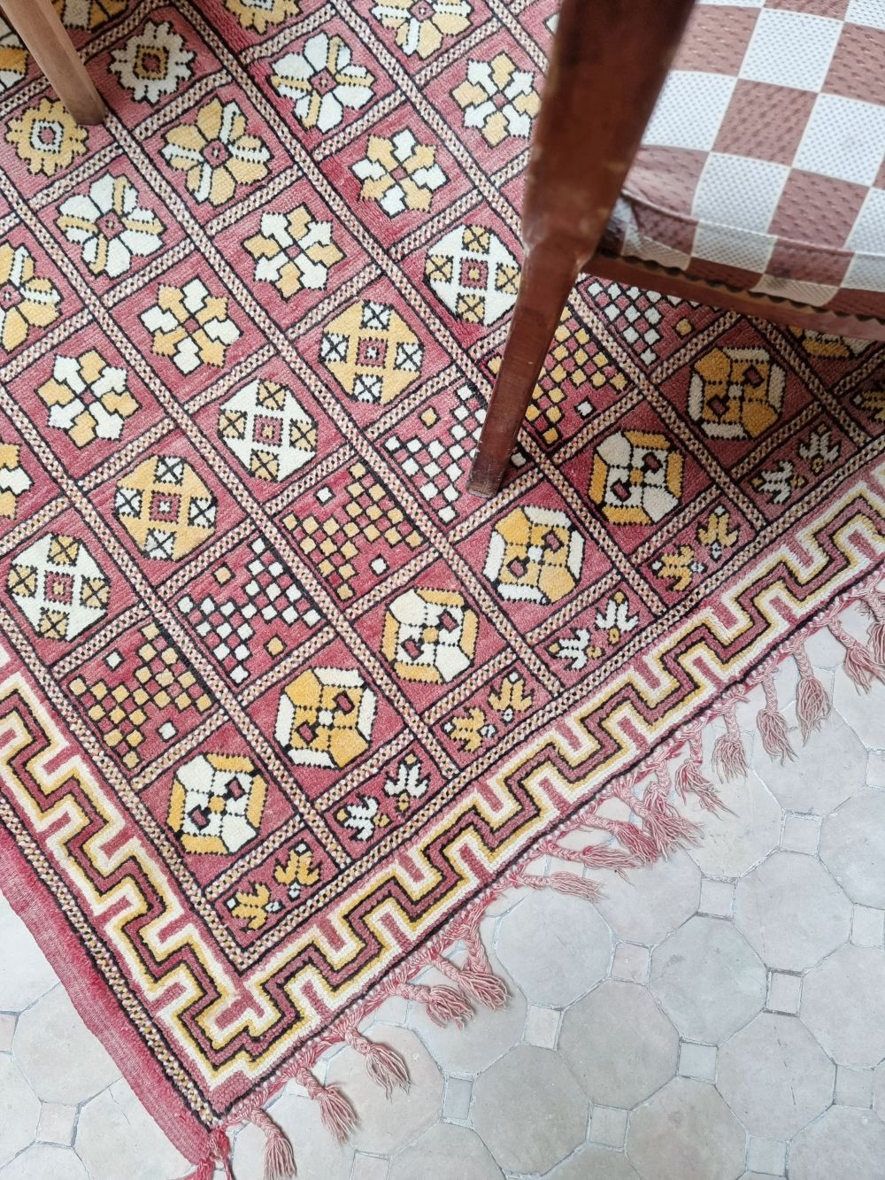 Marokkolainen vintage Boujaad matto 195x125cm