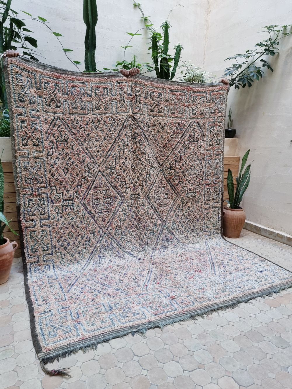 Marokkolainen vintage Zayane matto 265x215cm