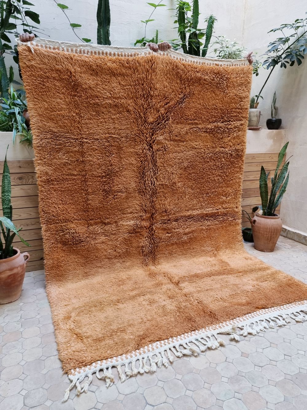 Moroccan Brown Bear rug 265x180cm