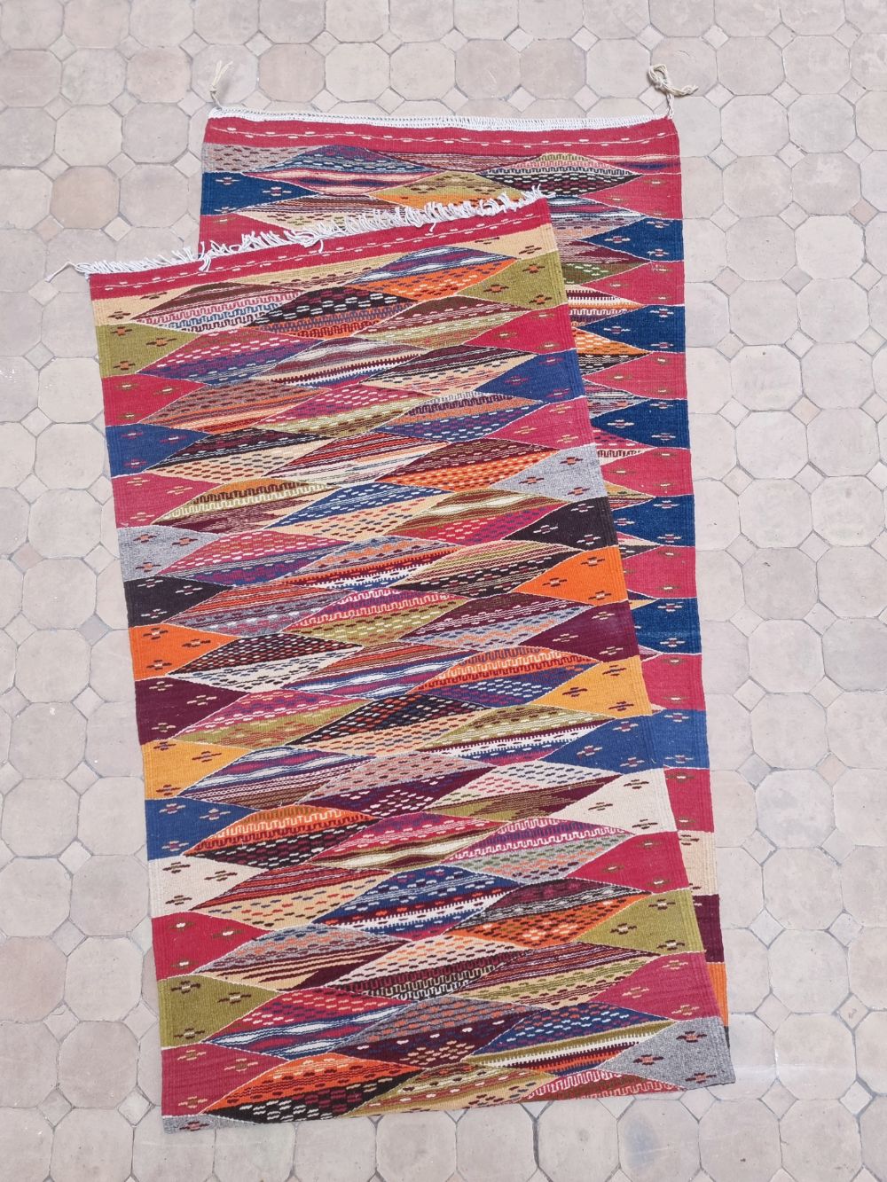 Moroccan Taznakht runner Rug 250x70cm