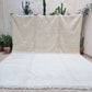 Moroccan All White Rug 405x315cm