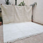 Moroccan All White Rug 400x300cm