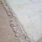 Moroccan All White Rug 255x260cm