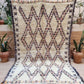 Marokkolainen vintage Beni Ouarain matto 265x165cm