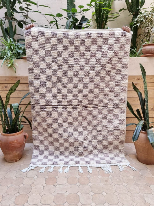 Moroccan Checkered Rug 150x105cm