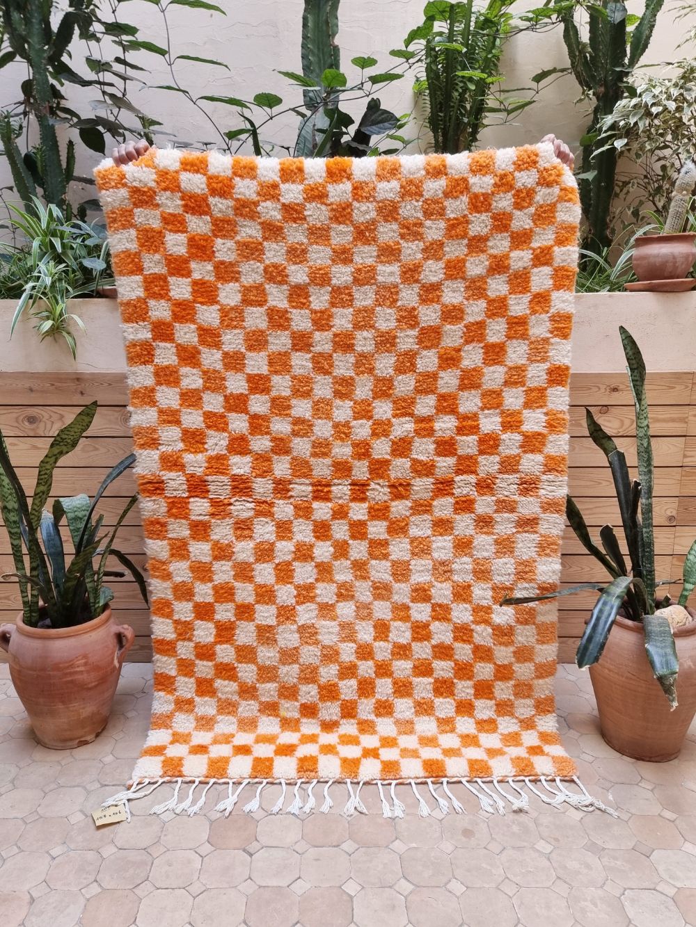 Moroccan Checkered Rug 160x105cm