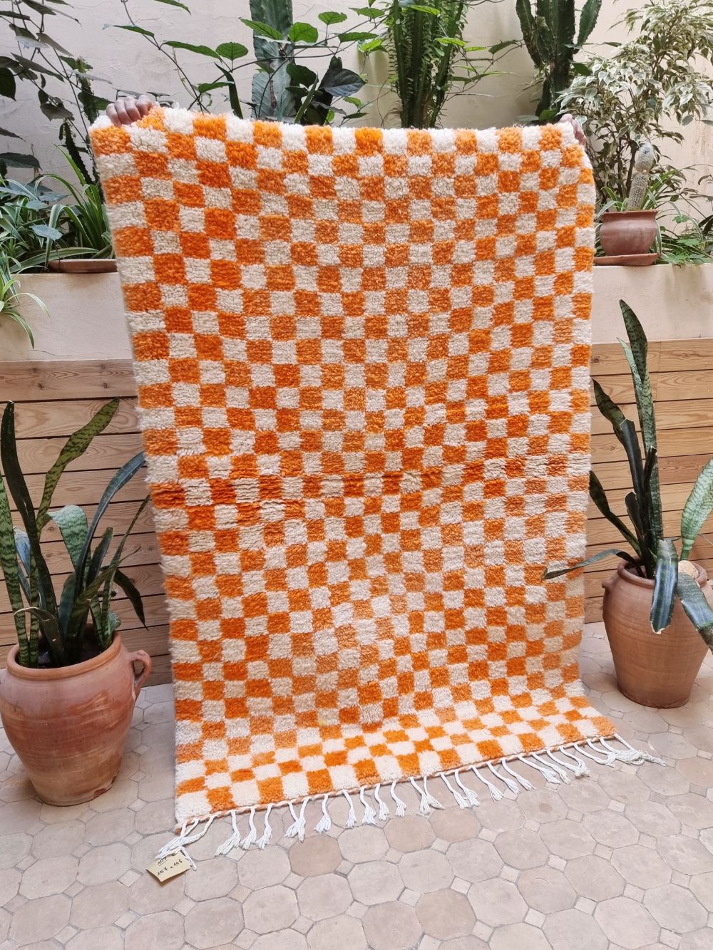 Moroccan Checkered Rug 160x105cm