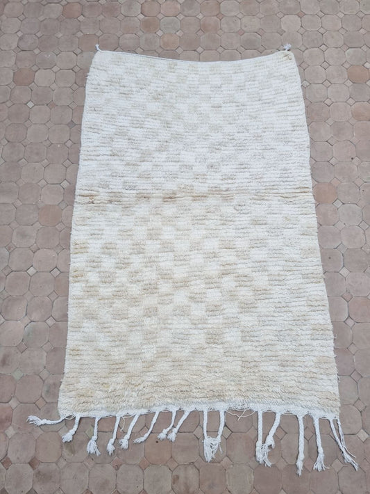 Marokkolainen ruudullinen matto 155x105cm