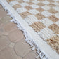 Marokkolainen ruudullinen matto 145x95cm