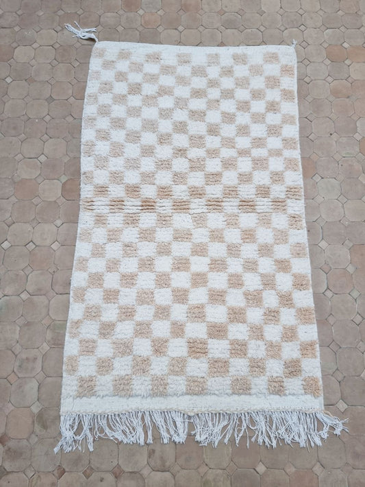 Marokkolainen ruudullinen matto 160x95cm