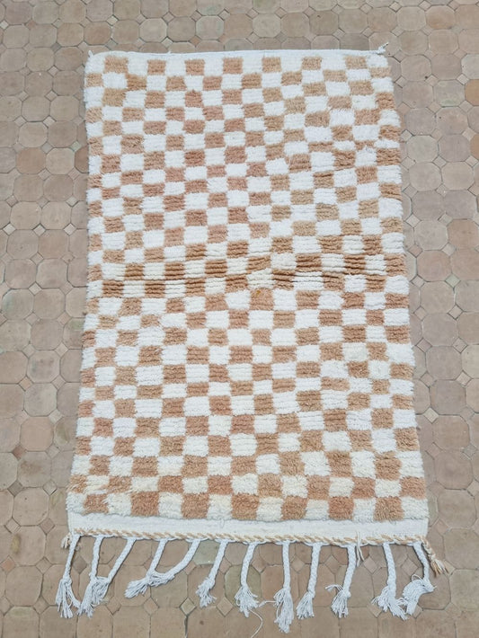 Marokkolainen ruudullinen matto 155x100cm