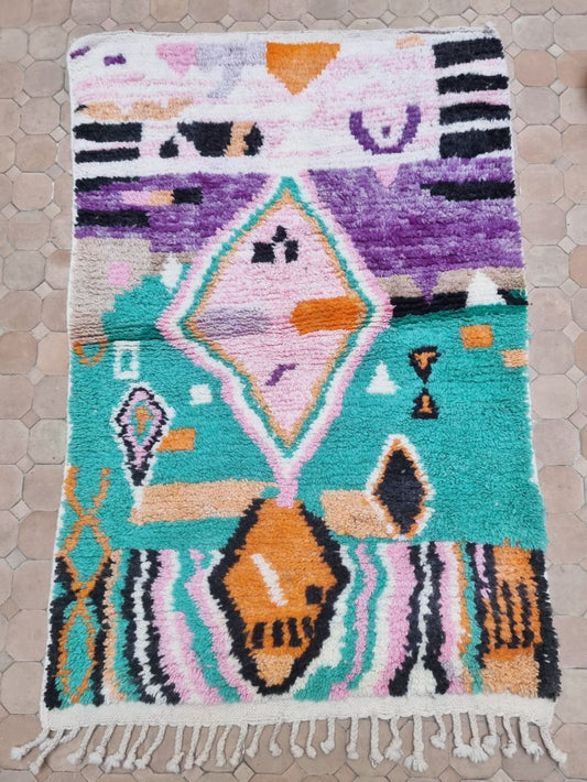 Marokkolainen Boujaad matto 155x100cm