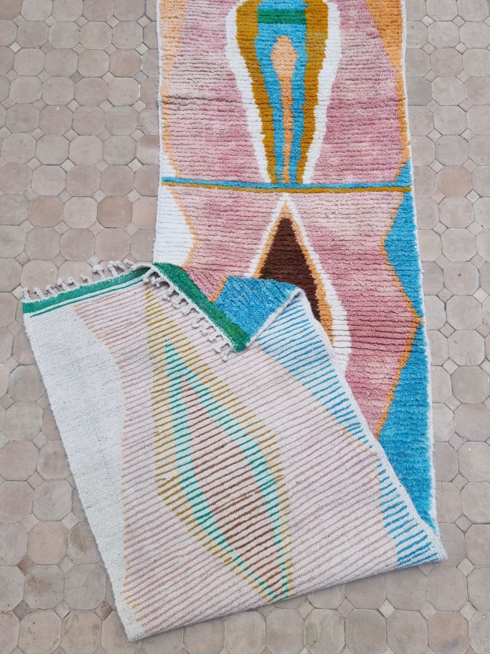 Reserved Linda : Moroccan Boujaad Runner 300x75cm