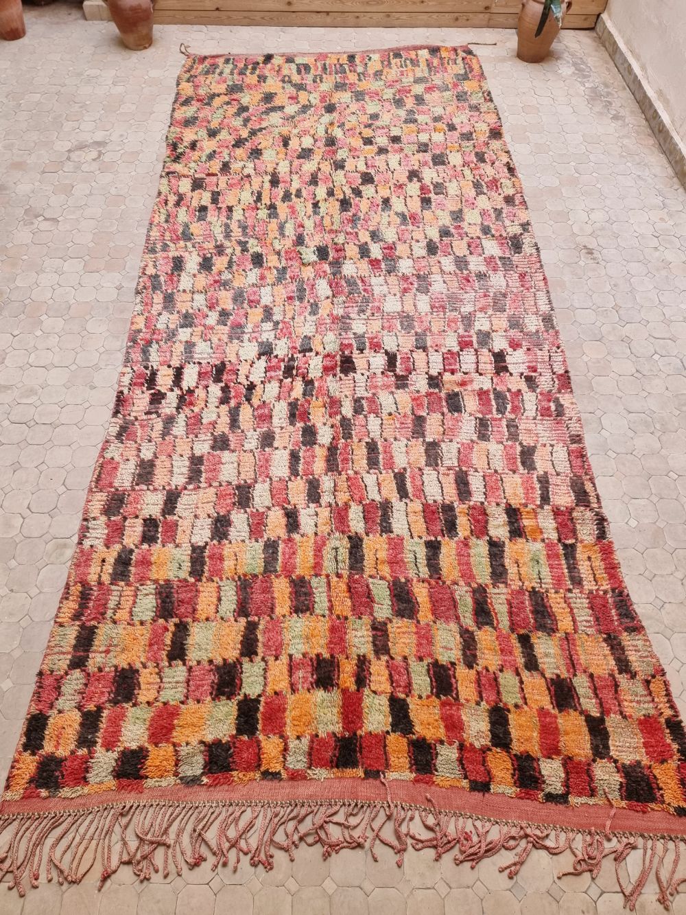 Moroccan Vintage Talsint Rug 415x190cm