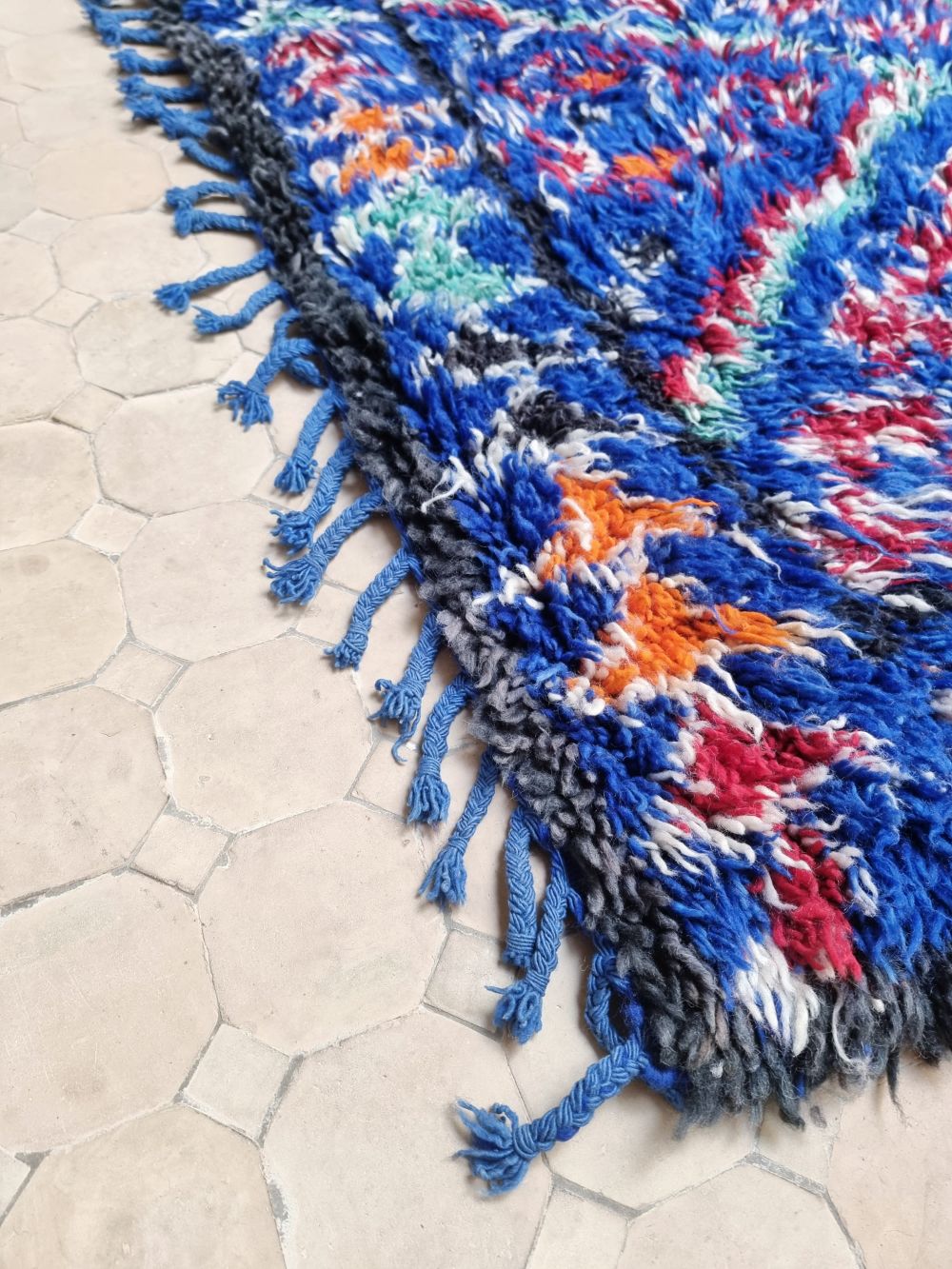 Marokkolainen vintage Beni M'Guild matto 400x185cm