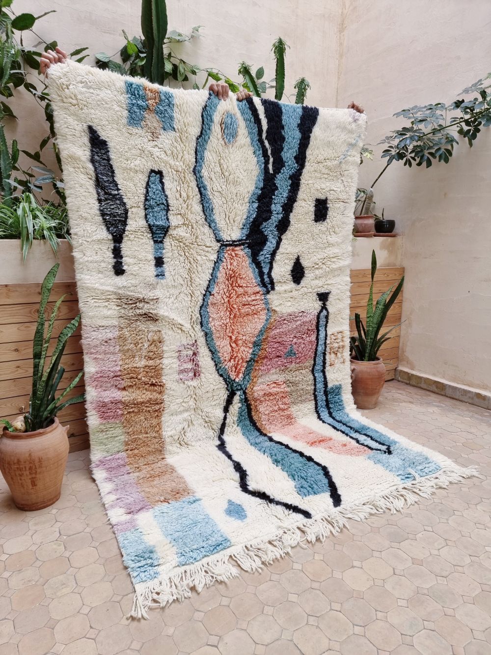 Marokkolainen Mrirt matto 255x160cm