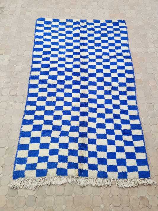 Marokkolainen ruudullinen matto 255x150cm