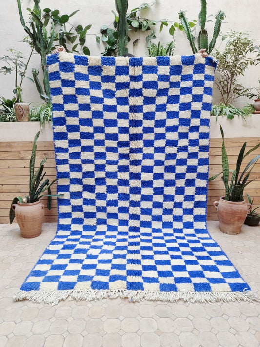 Marokkolainen ruudullinen matto 255x150cm