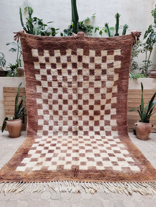 Marokkolainen ruudullinen matto 300x190cm