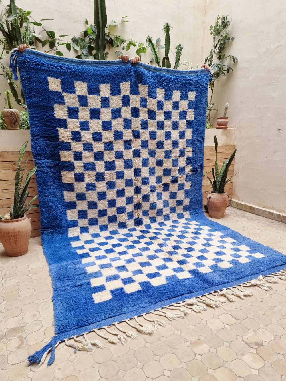 Marokkolainen ruudullinen matto 305x200cm