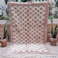 Moroccan Checkered Frame Rug 250x155cm