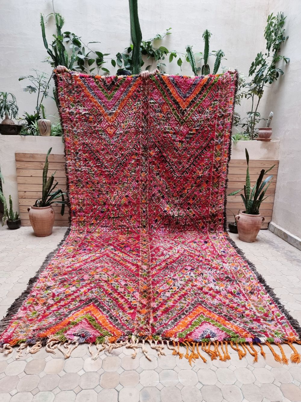 Marokkolainen vintage Beni M'Guild matto 350x185cm