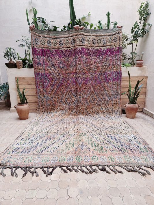 Marokkolainen vintage Zayane matto 355x205cm