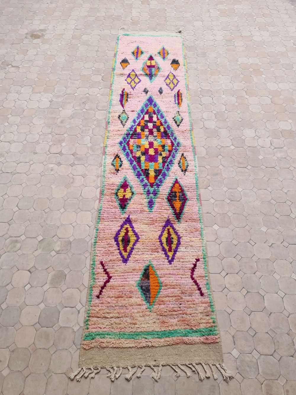 Marokkolainen käytävämatto Boujaad 305x70cm