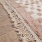 Moroccan Checkered Frame Rug 250x155cm