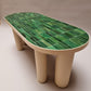 Zellige Oval Table