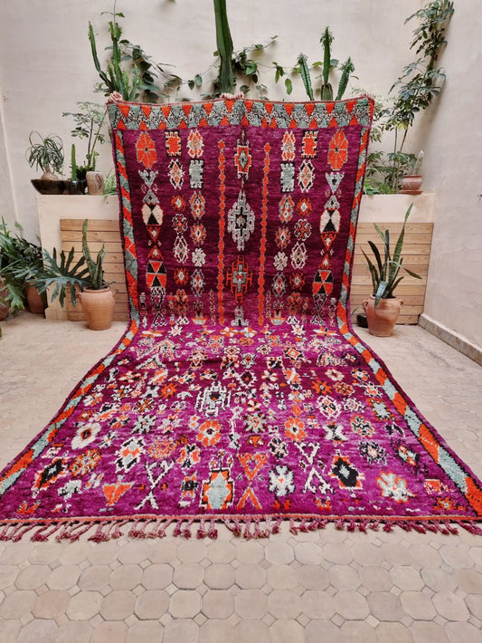 Marokkolainen vintage Boujaad matto 425x200cm