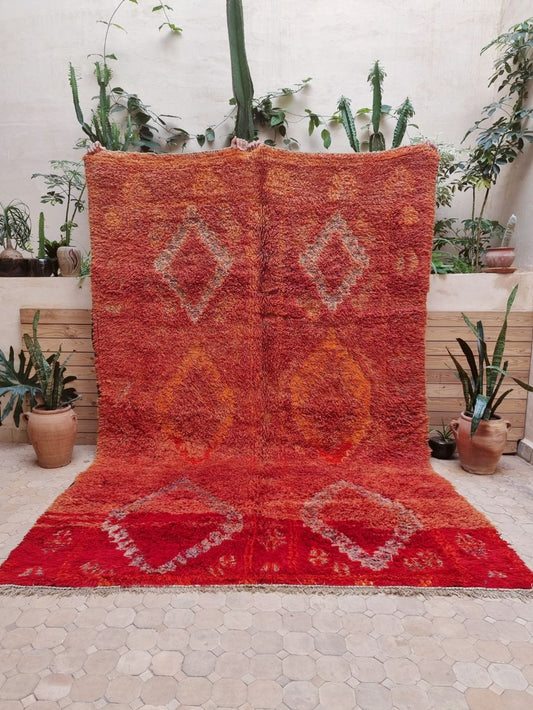 Marokkolainen vintage Boujaad matto 305x200cm