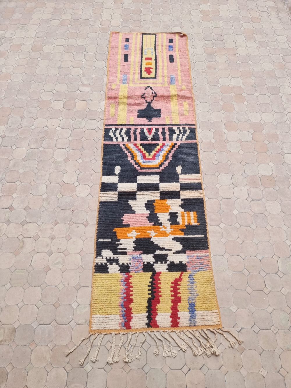 Moroccan Boujaad Runner 260x70cm