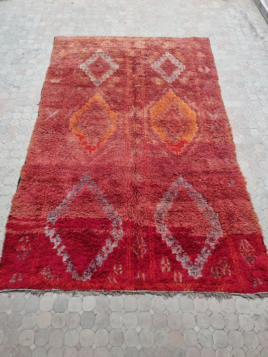 Marokkolainen vintage Boujaad matto 305x200cm