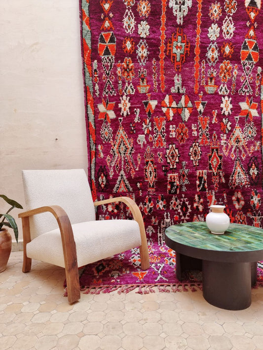 Marokkolainen vintage Boujaad matto 425x200cm