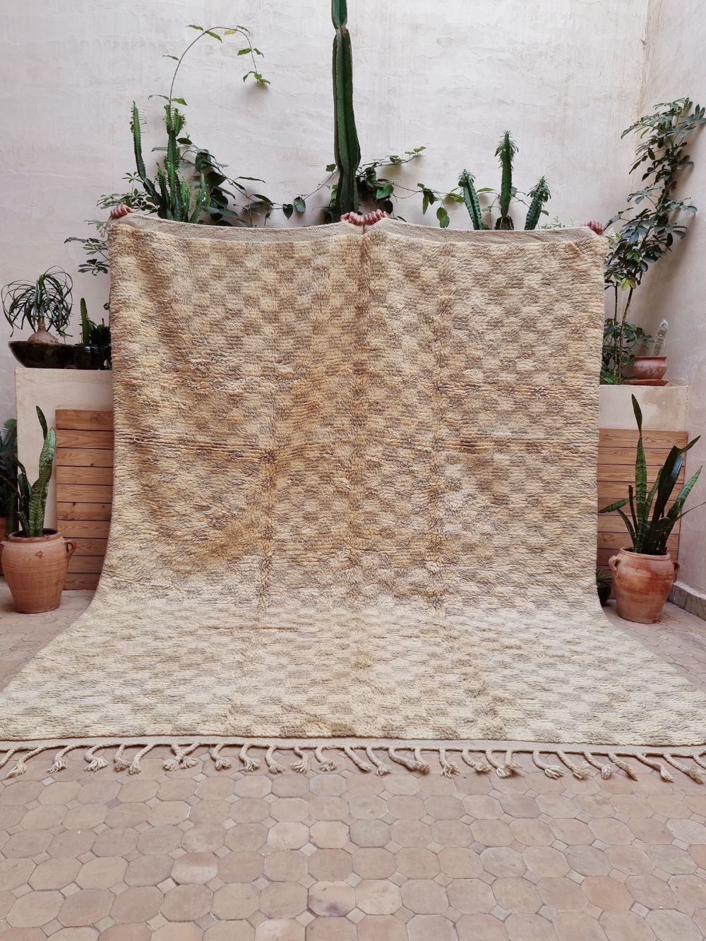 Moroccan Checkered Rug 300x240cm