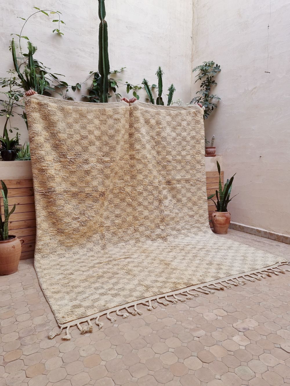 Moroccan Checkered Rug 300x240cm