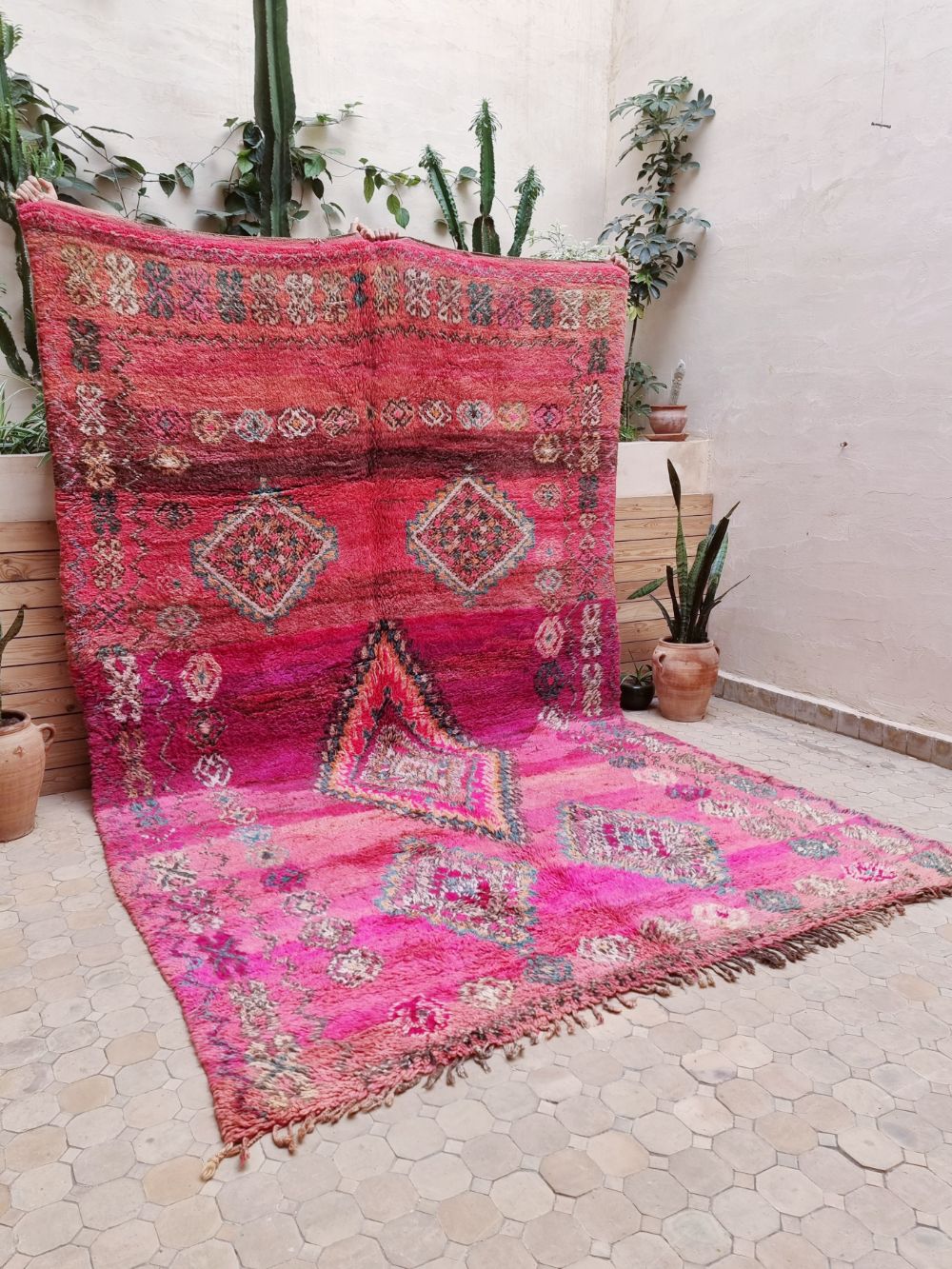 Moroccan Vintage Boujaad Rug 335x210cm