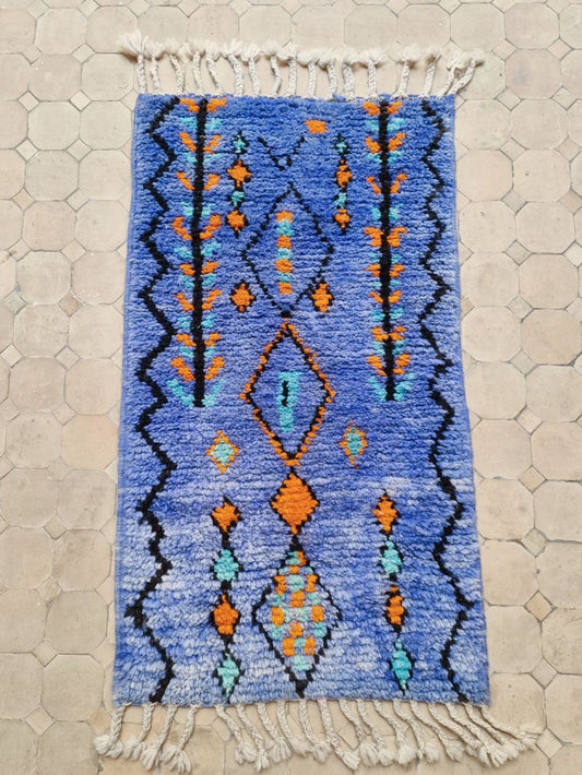 Marokkolainen Azilal-matto 105x60cm