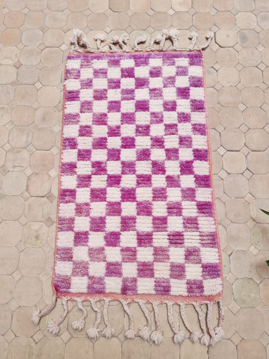 Marokkolainen ruudullinen matto 105x60cm
