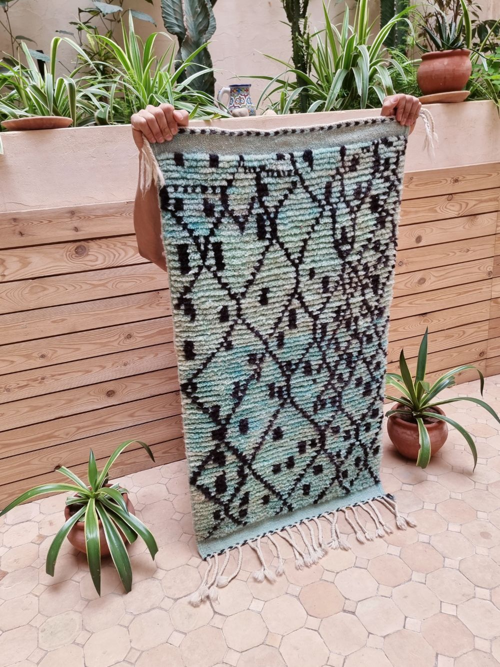 Moroccan Boujaad Rug 105x60cm