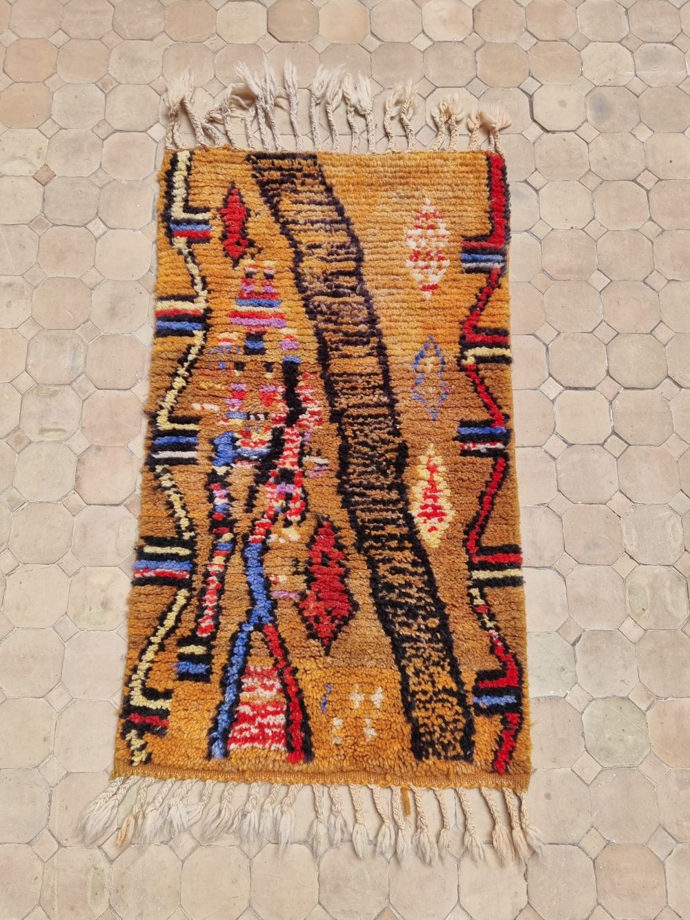 Marokkolainen Boujaad-matto 105x60cm