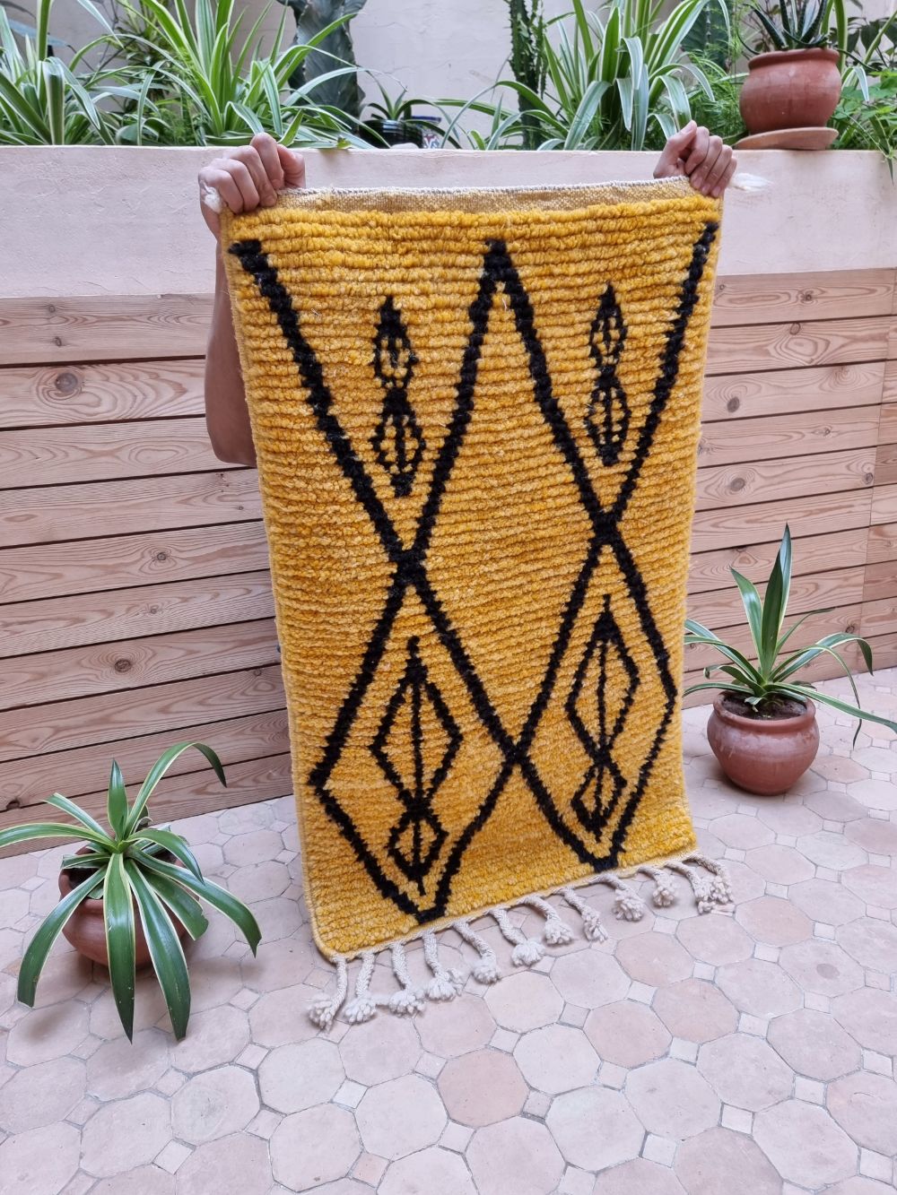 Moroccan Boujaad Rug 100x65cm