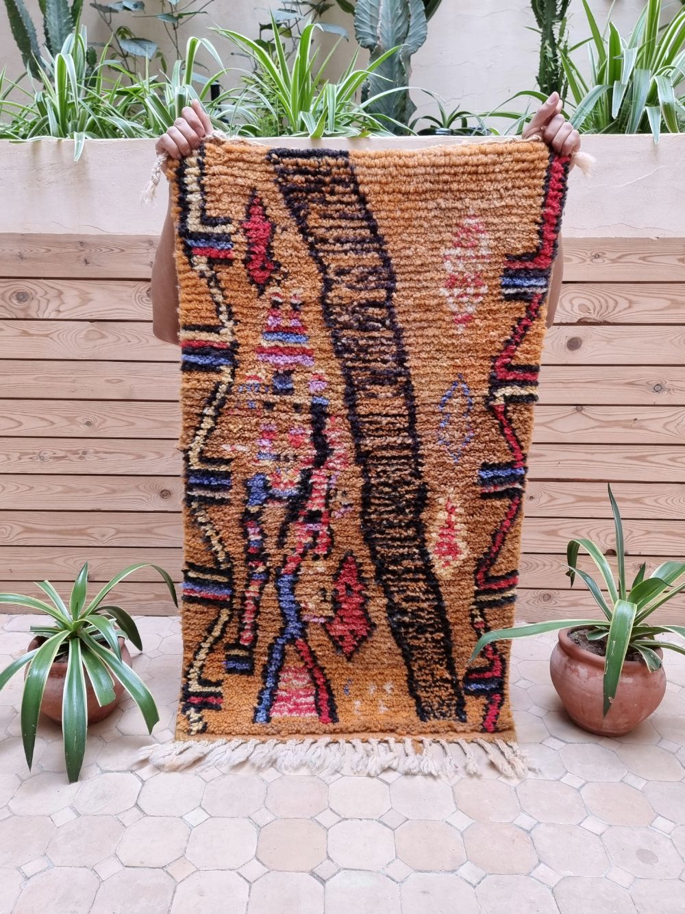 Marokkolainen Boujaad-matto 105x60cm