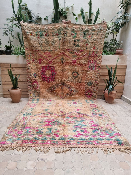 Moroccan Vintage Boujaad Rug 345x175cm